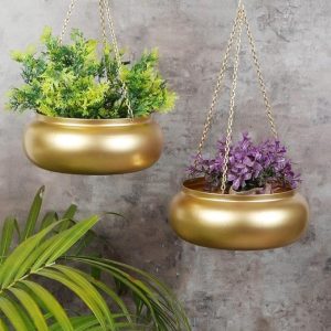 craftelegance hanging metal planter